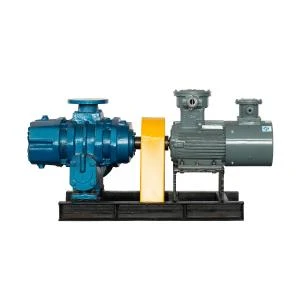 High Efficiency Three Lobe Low Noise Roots Blower